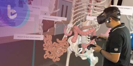 超COOL！　中台科大手兼虛擬實境解剖生理實驗   讓教學零死角